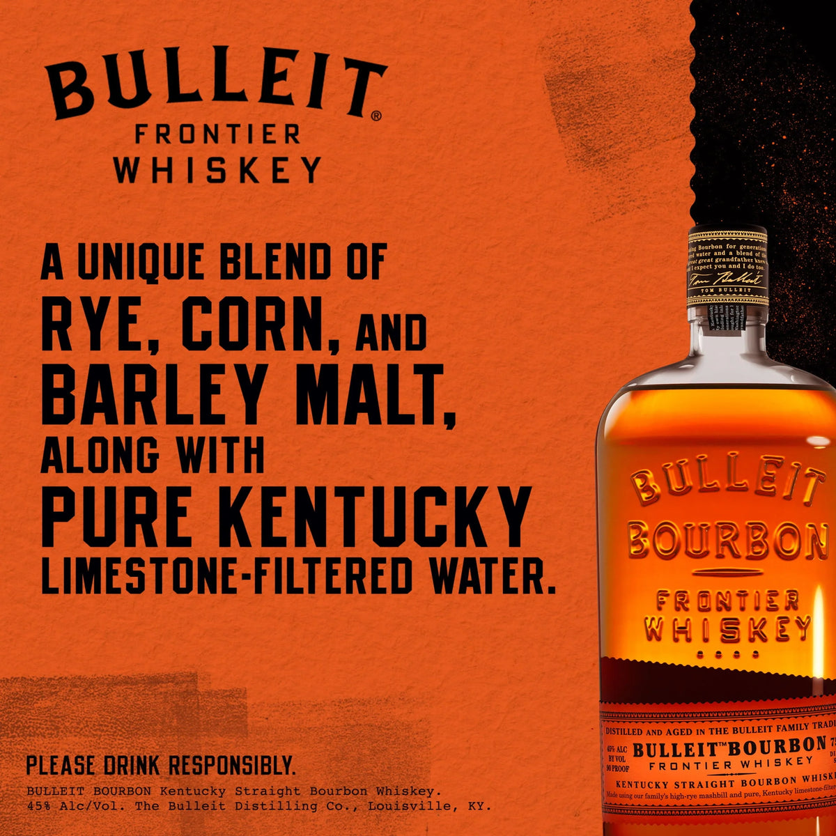 Bourbon Whiskey, 750 mL, 45% ABV E8501