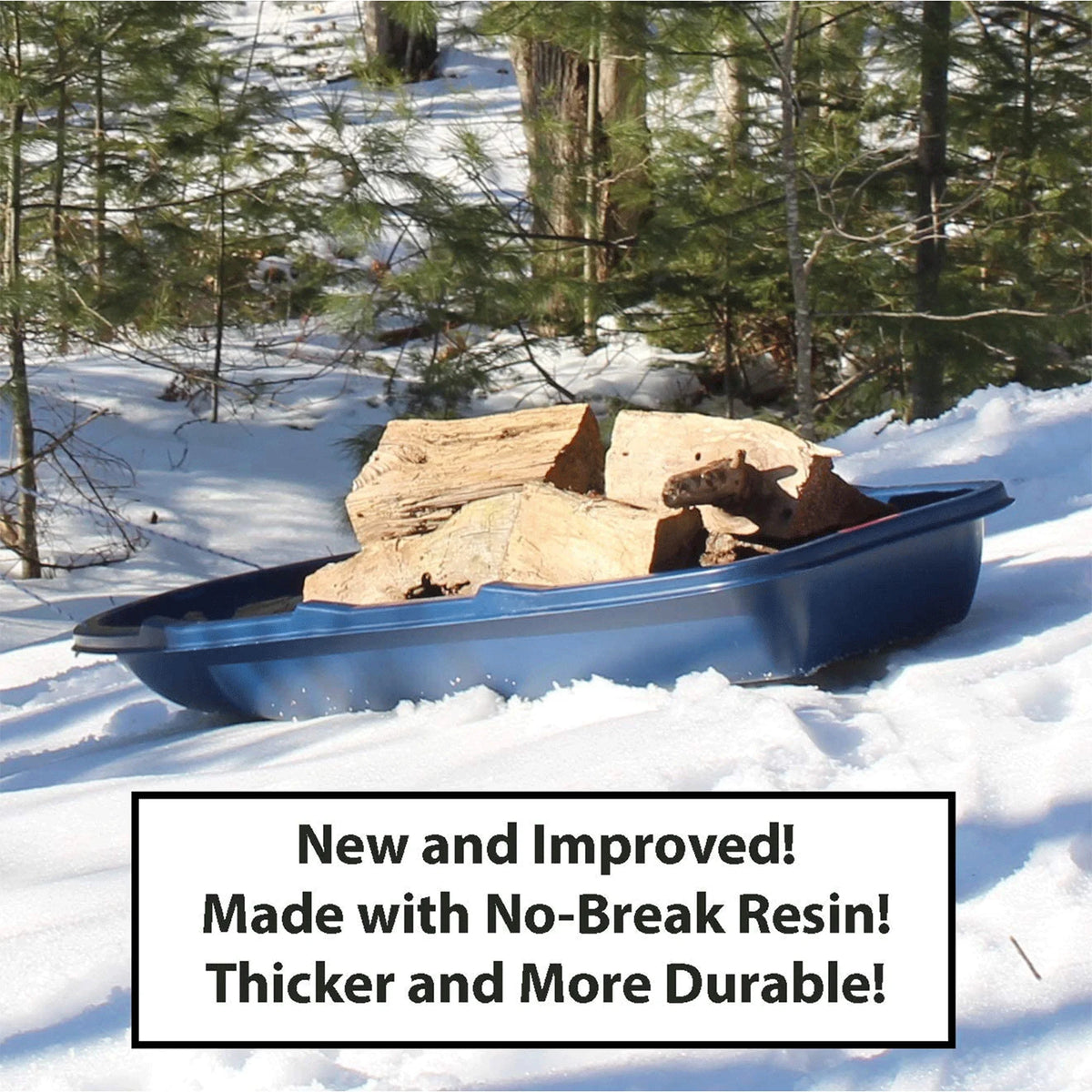 Winter Trek 66" Utility Snow Sled with Tow Rope K448