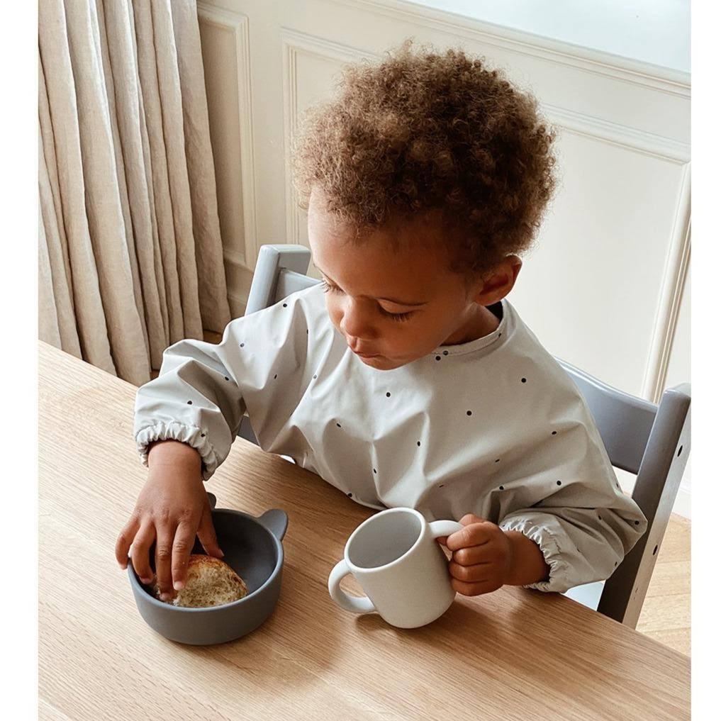 2-Pack Merle Cape Bibs Classic Dot One Size Grey V817797