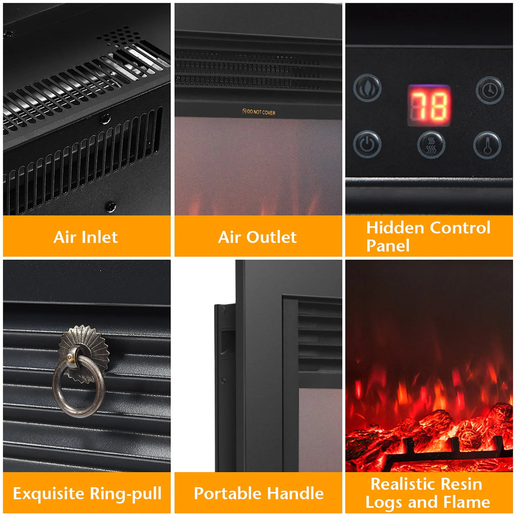 28.5 Electric Fireplace Insert Heater R7083
