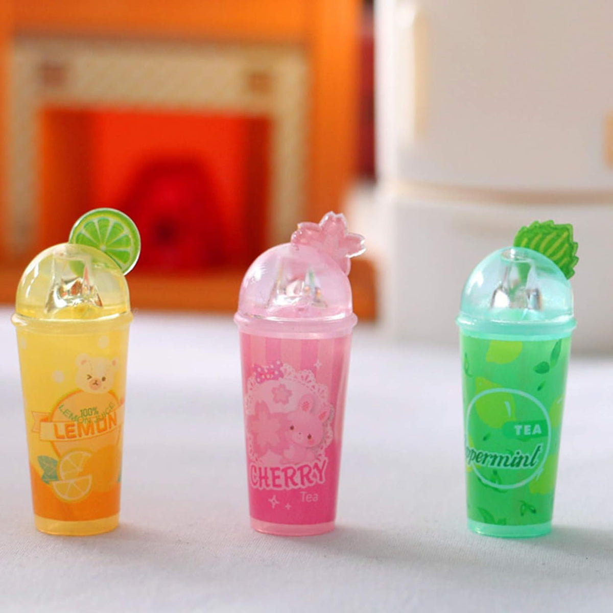 3Pcs Miniature Doll House Kitchen Cafe Furniture Accessories Toy Q512