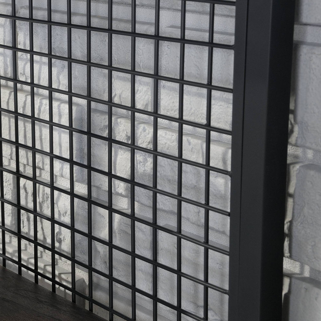 Tall 4-Shelf Metal Bookcase E811645