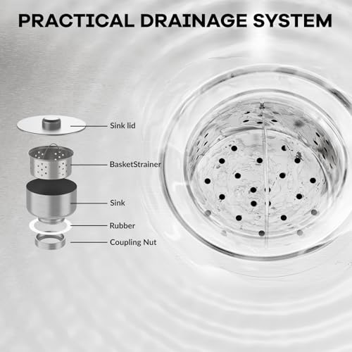 Stainless Steel Free-Standing Utility Sink, Single Bowl, 24x20x41 in R236923