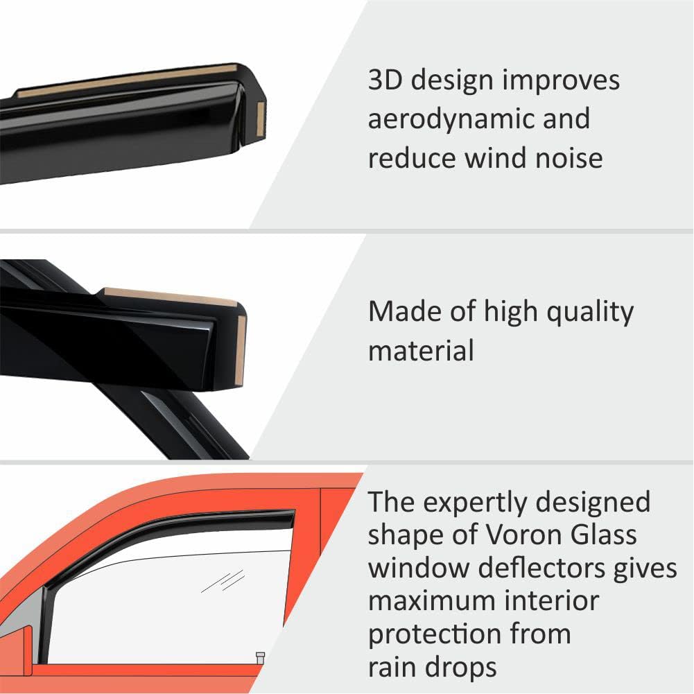 Window Deflectors 4 Pieces U7090
