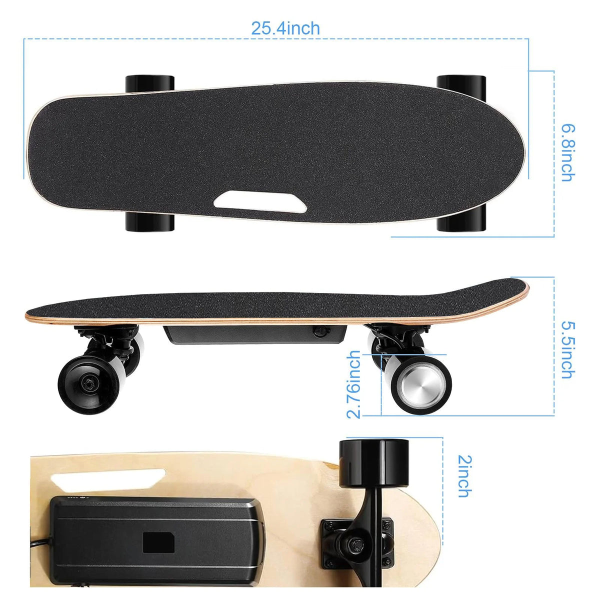 350W Electric Skateboard with Remote E810789