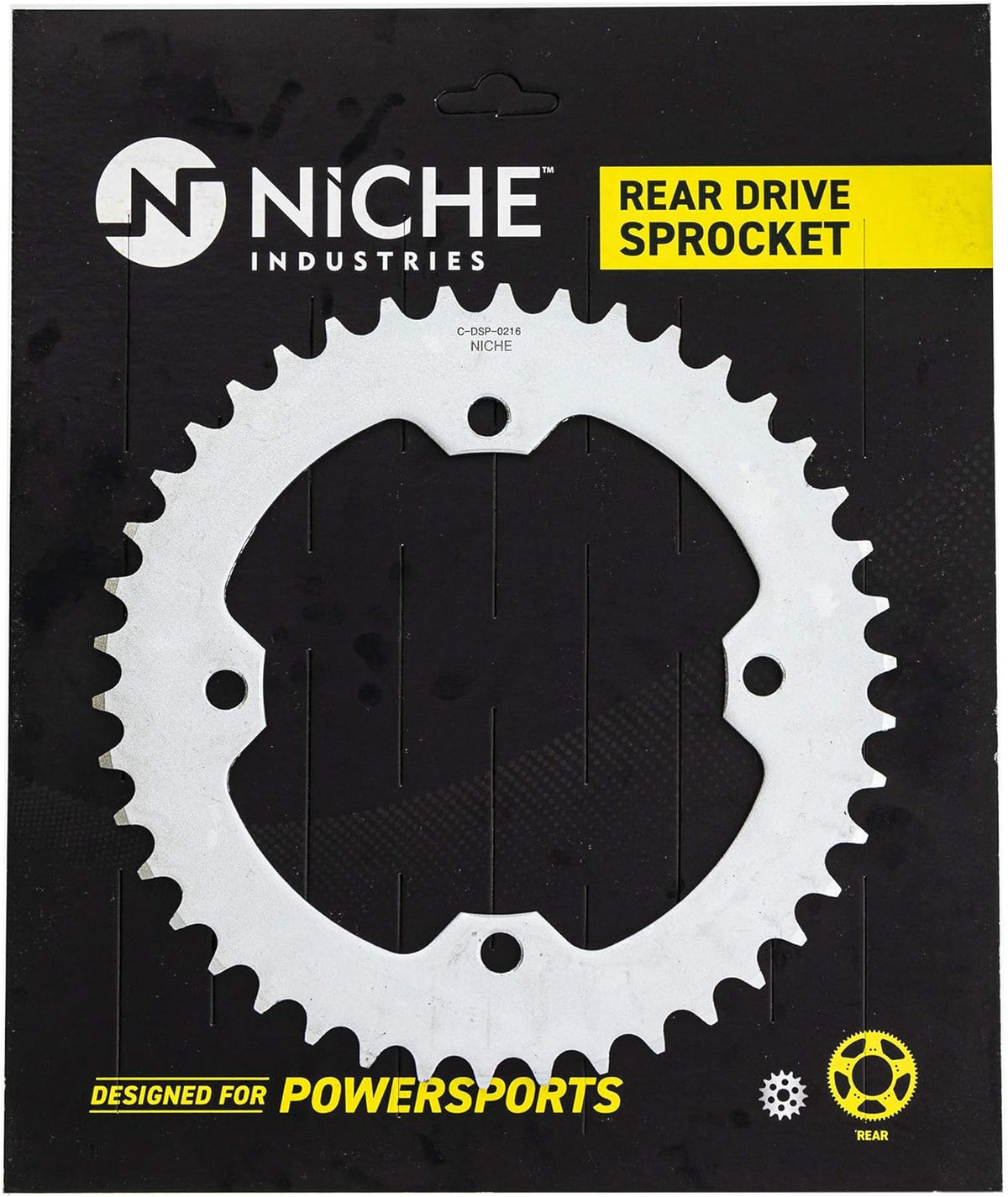 Drive Sprocket Chain Combo 13 Tooth 42 Tooth 520NZ Standard 104 Links Pack of 2 J962409