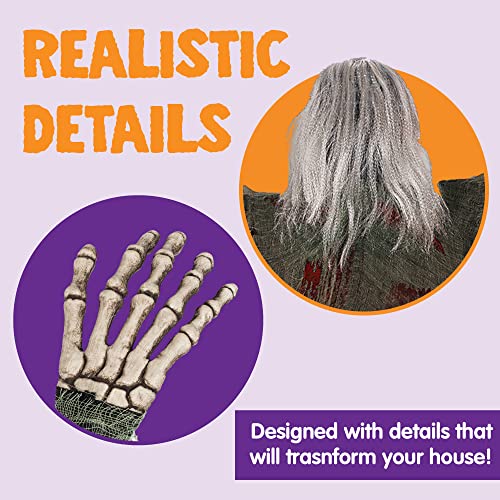 47" Halloween Climbing Zombies Wall Decoration 2 Pcs P522209