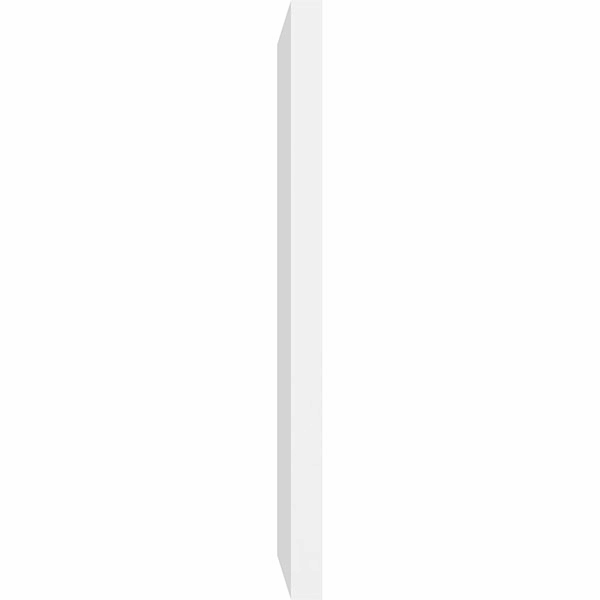 PVC Vertical Surface Mount Gable Vent with Brickm E589384