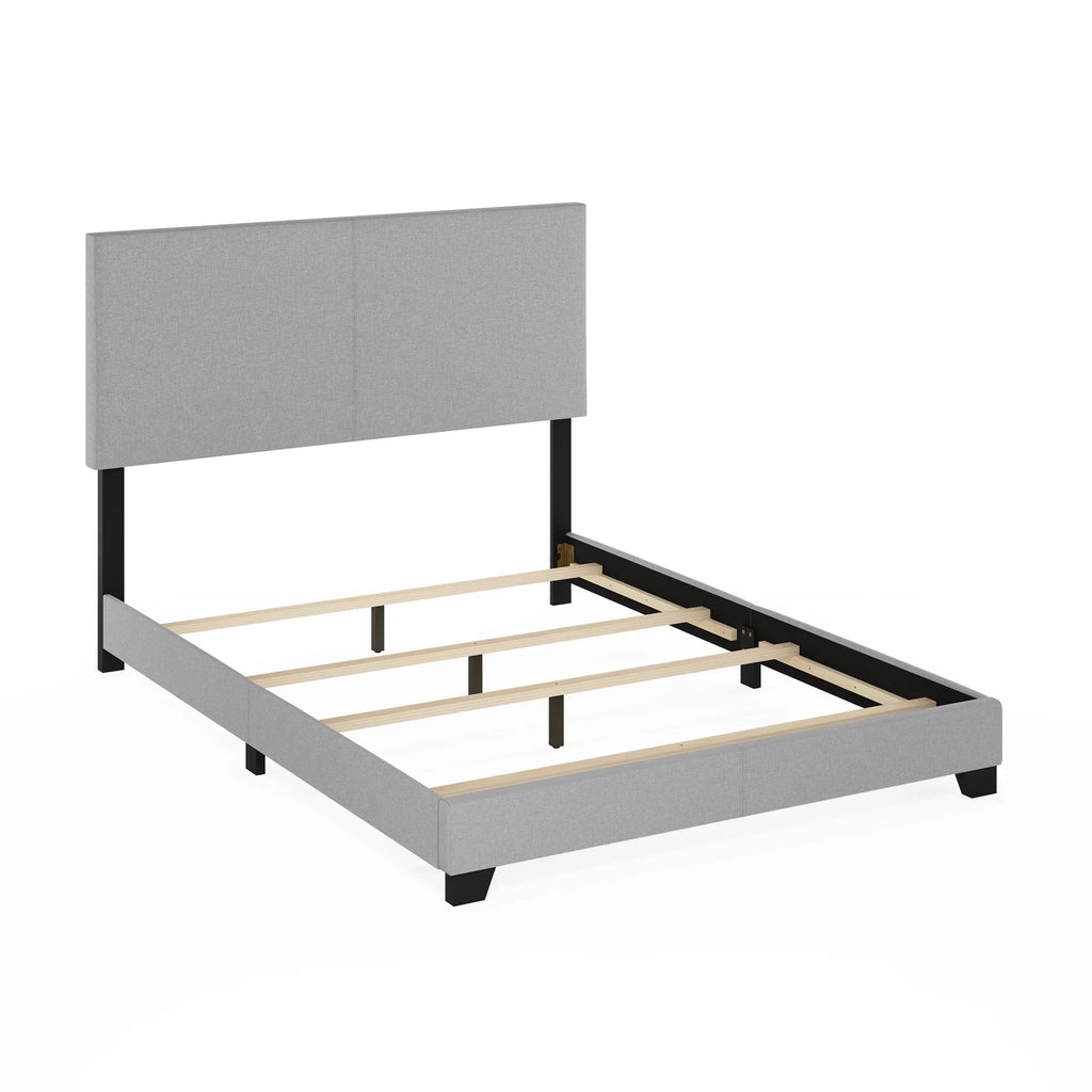 Black PU Leather Twin XL Upholstered Bed Frame G295537