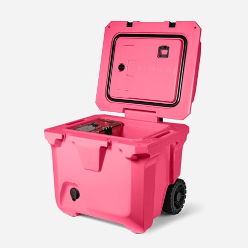 Wheeled Hard Cooler with Built-in Drink Dispenser R388