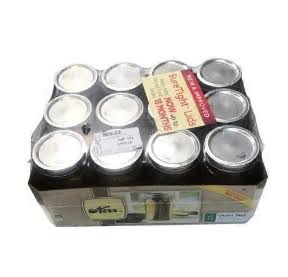 Wide Mouth Canning Jars, 1 qt - 12 Count B887