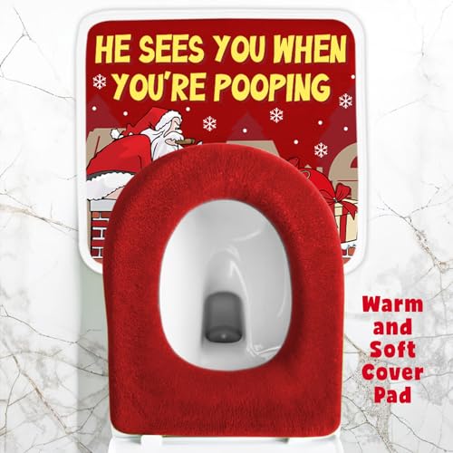 Set of 4 Toilet Seat Cover Sets with Lid Cover Rug Tank Cover F300