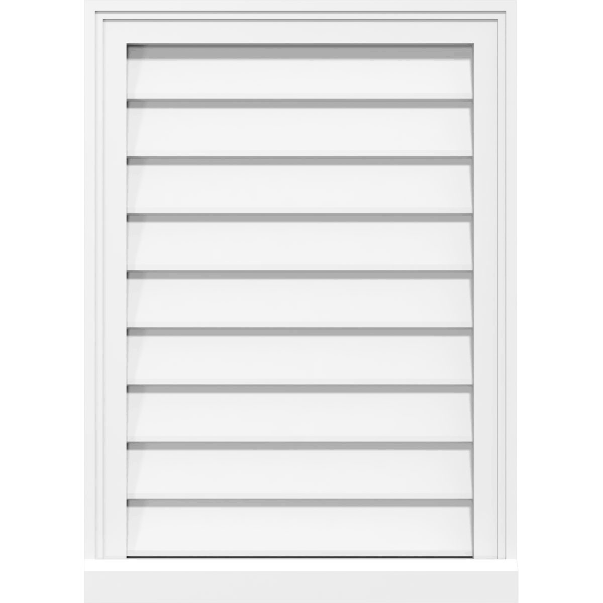 PVC Gable Vent with Brickmould D369