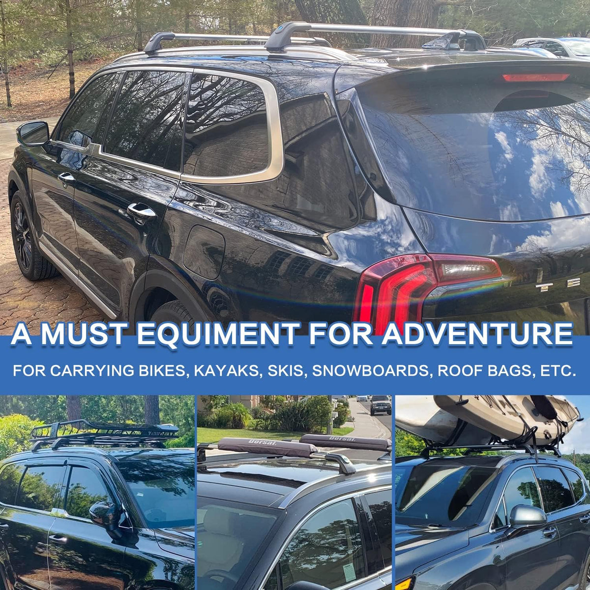 Silver Roof Rack Cross Bars C699297