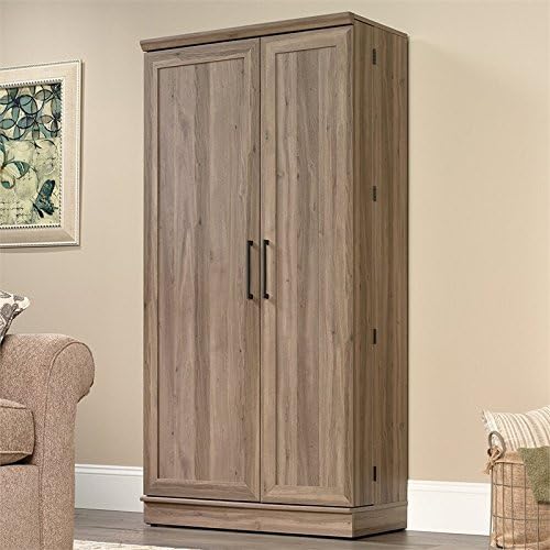 35.36 W Storage Cabinet with Door and Shelves in Salt Oak Y46607