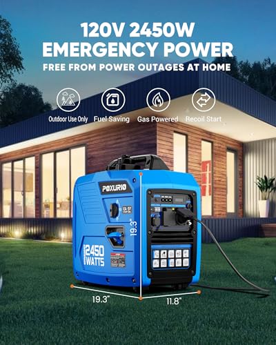 4000 Watt Gas Powered Inverter Generator I9472