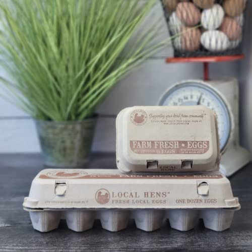 12-Egg Paper Pulp Egg Carton - 50 Pack U5635