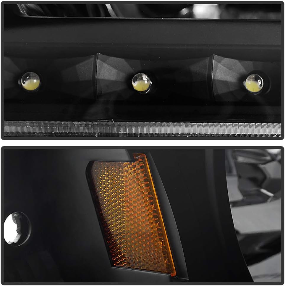 Toyota Tacoma Headlights Headlamps LED Corner Signal Driver Passenger Side V5891