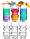 Clear Tiki Glasses, Set of 4, 450 ML O413246