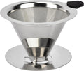 Stainless Steel Pour Over Coffee Dripper for 1-2 Cup J464824