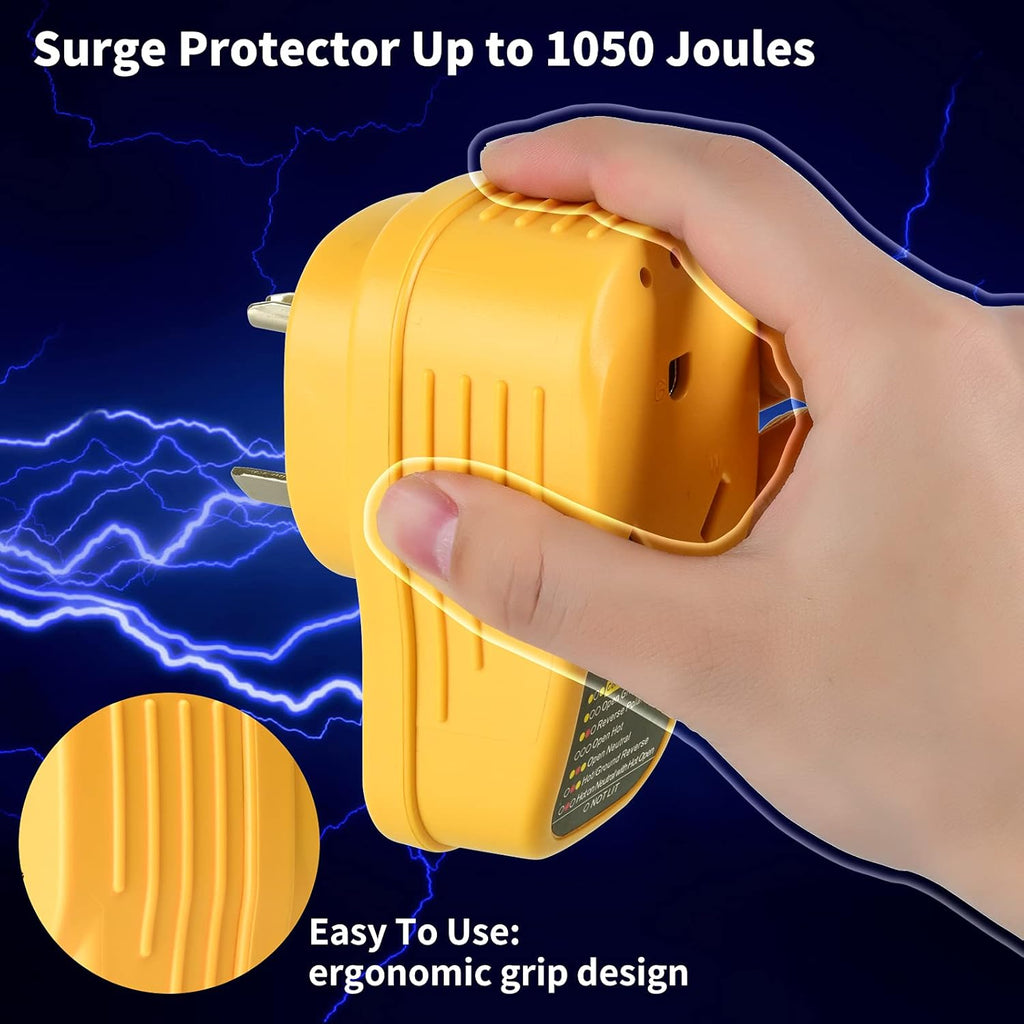 30 Amp RV Surge Protector with LED Indicator Light Y58814