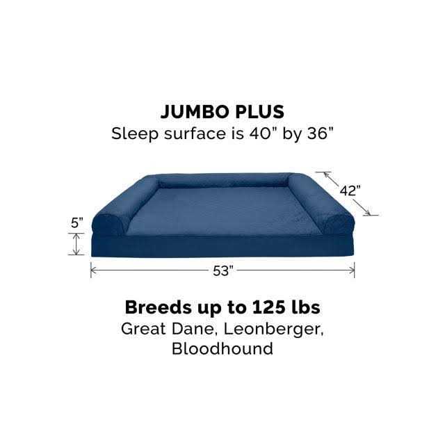 Quilted Orthopedic Sofa Pet Bed S606395