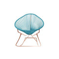 Ivory/Copper Rocking Chair O338