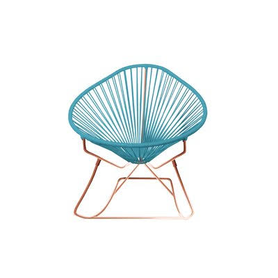 Ivory/Copper Rocking Chair O338