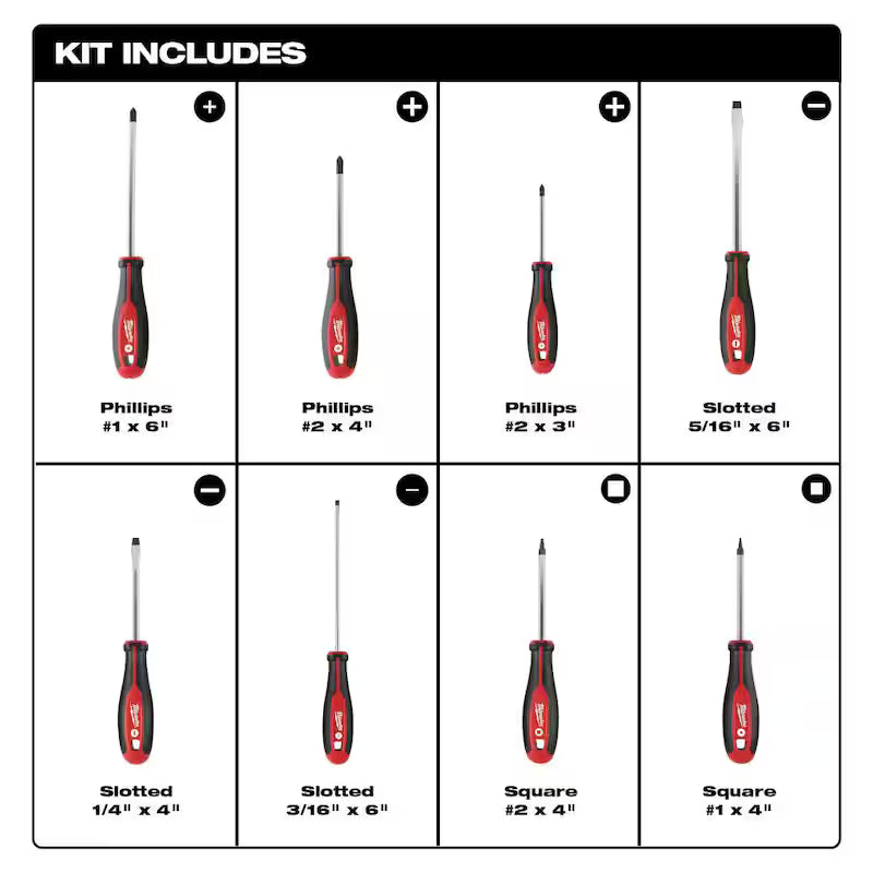 3/8 in. Drive SAE Ratchet and Socket Mechanics Tool Set (28-Piece) and Screwdriver Set (8-Piece) H14760