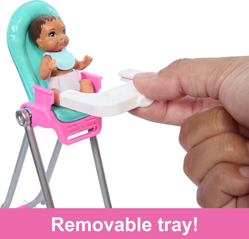Barbie Skipper Doll & Playset with Accessories, Color-Change Toy K43014