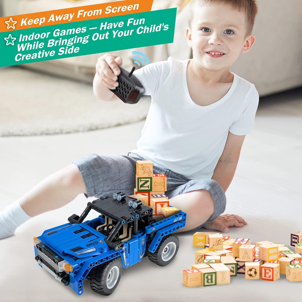 STEM Building Toys 2-in-1 Remote Control Car Building Kits C23632