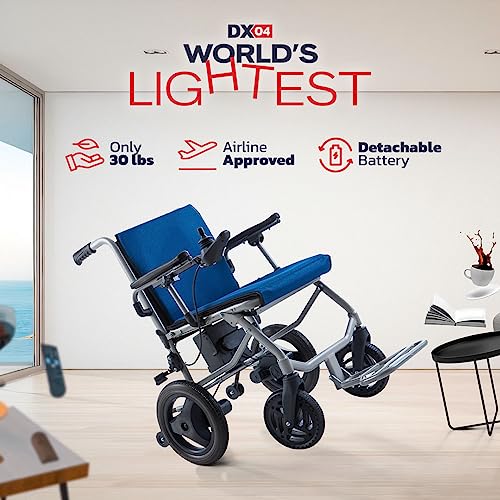 Foldable Electric Wheelchair with Detachable Battery X6881