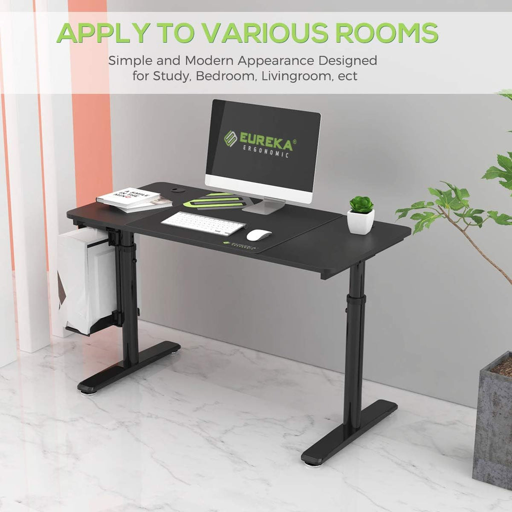 47 Inch Black Adjustable Computer Desk I234723