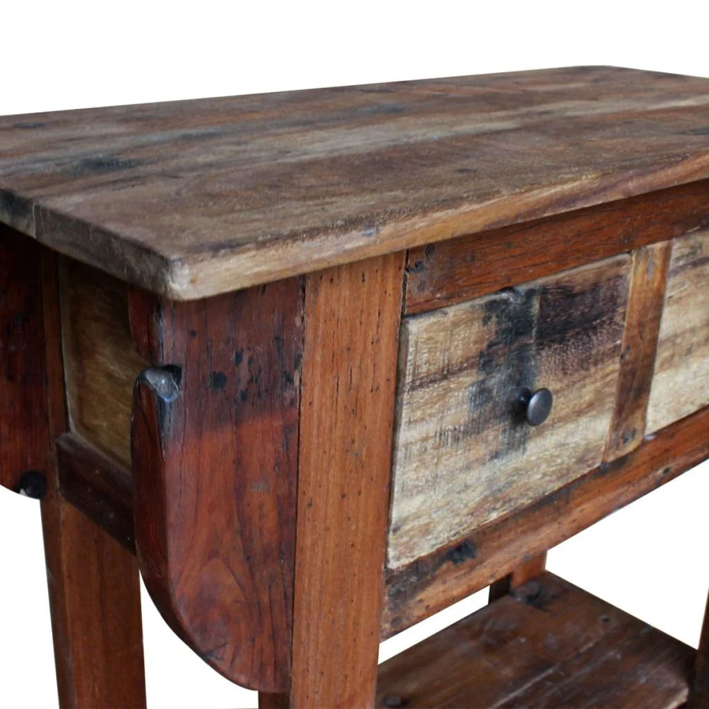 Solid Reclaimed Wood Console Table H64780