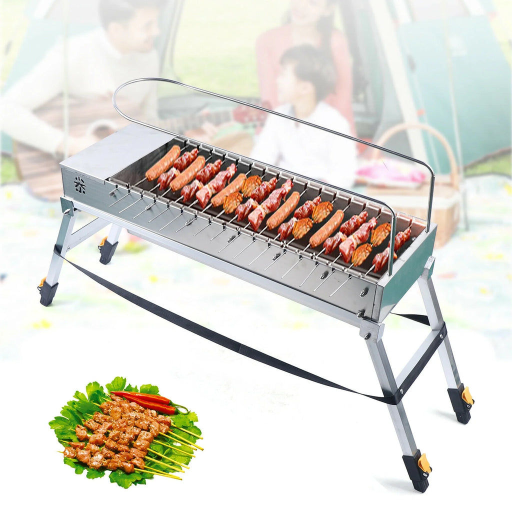 Automatic Flip Barbecue Stove Outdoor BBQ D282