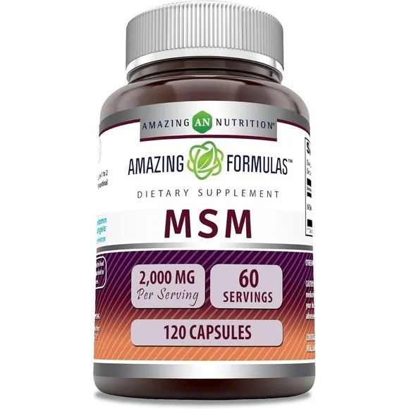 MSM 2000 mg 120 Capsules Supplement B53499