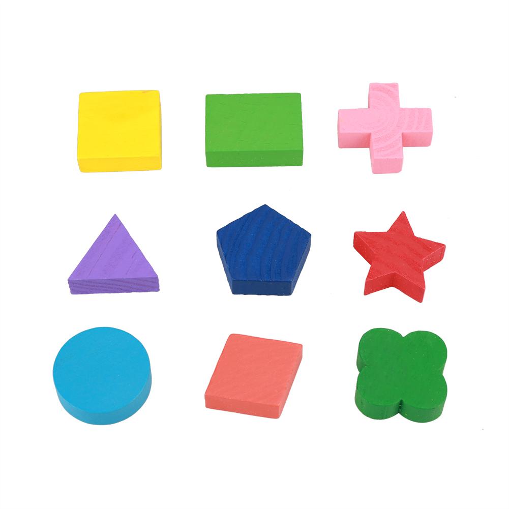 Wooden Block Toy Geometric Building Puzzle G854