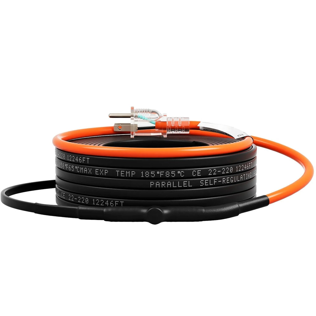 Self-Regulating Pipe Heating Cable, 80-feet 5W/ft Heat Tape, 120V Q594