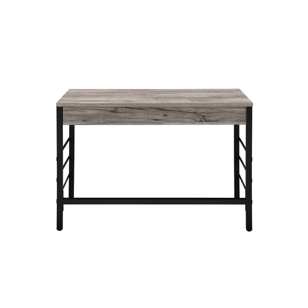 Black Built in USB Port Writing Desk T9859