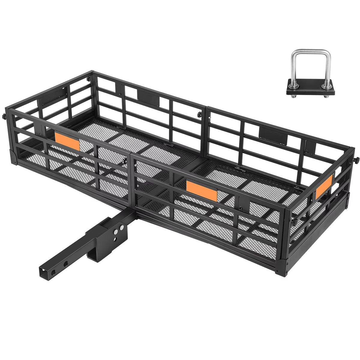 Folding Hitch Mount Cargo Carrier Rack 2" Receiver 500lbs P6249