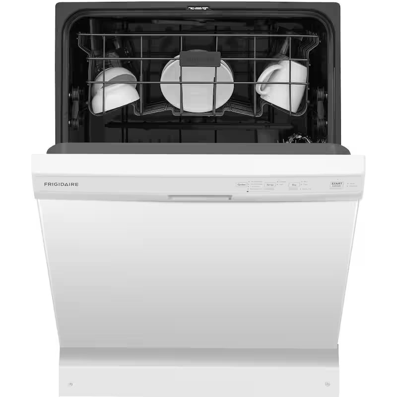 White 24 in Built-In Tall Tub Dishwasher with 4 Cycles R5395