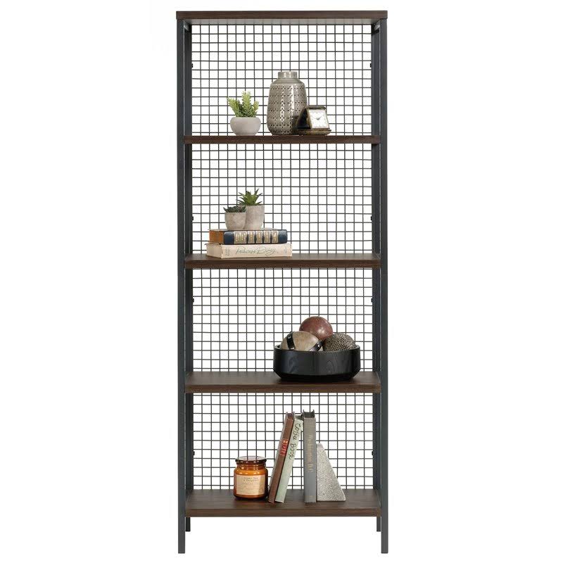 Tall 4-Shelf Metal Bookcase E811645