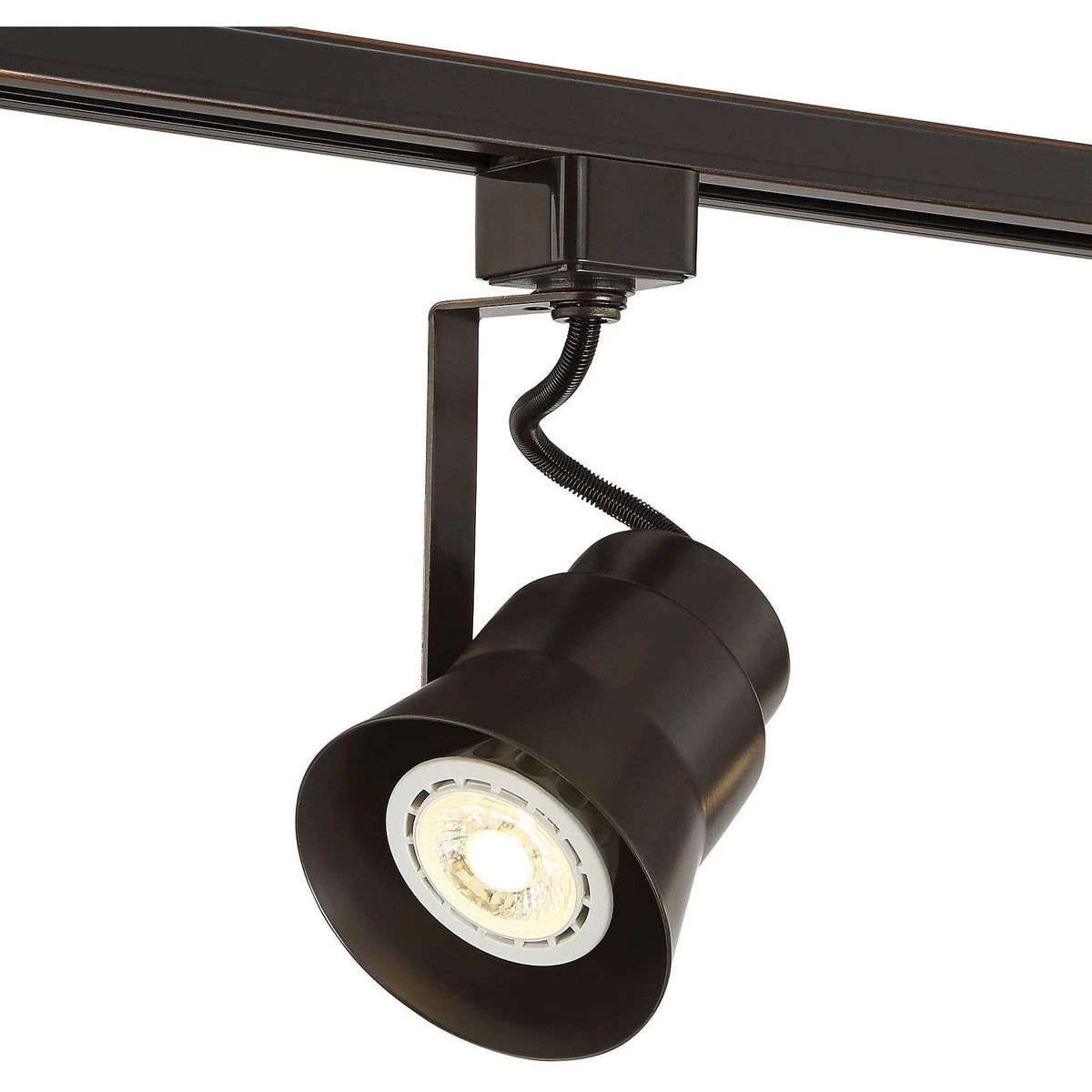 Bronze 3-Light LED Track Kit with Cord and Plug Connector Y9249