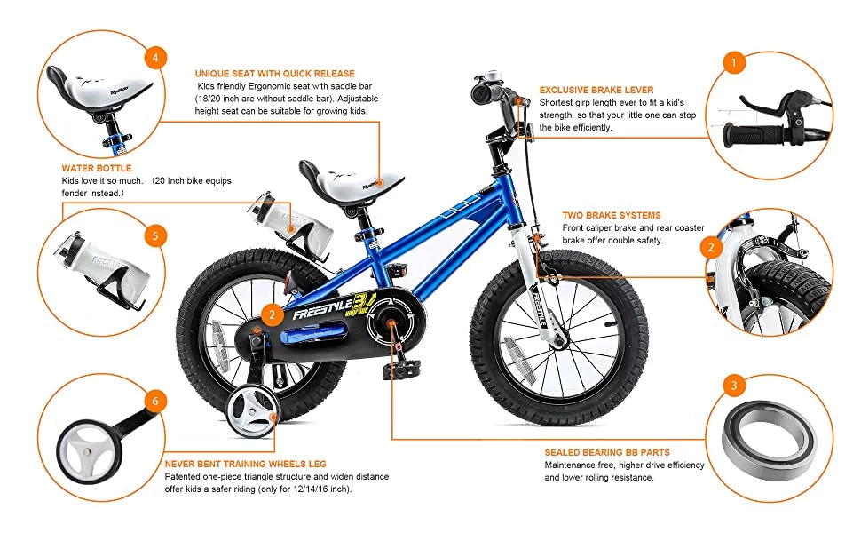 Kids Bike 12 14 16 18 20 Inch Bicycle V3237