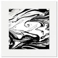 Black Metal Art Wall Clock E141