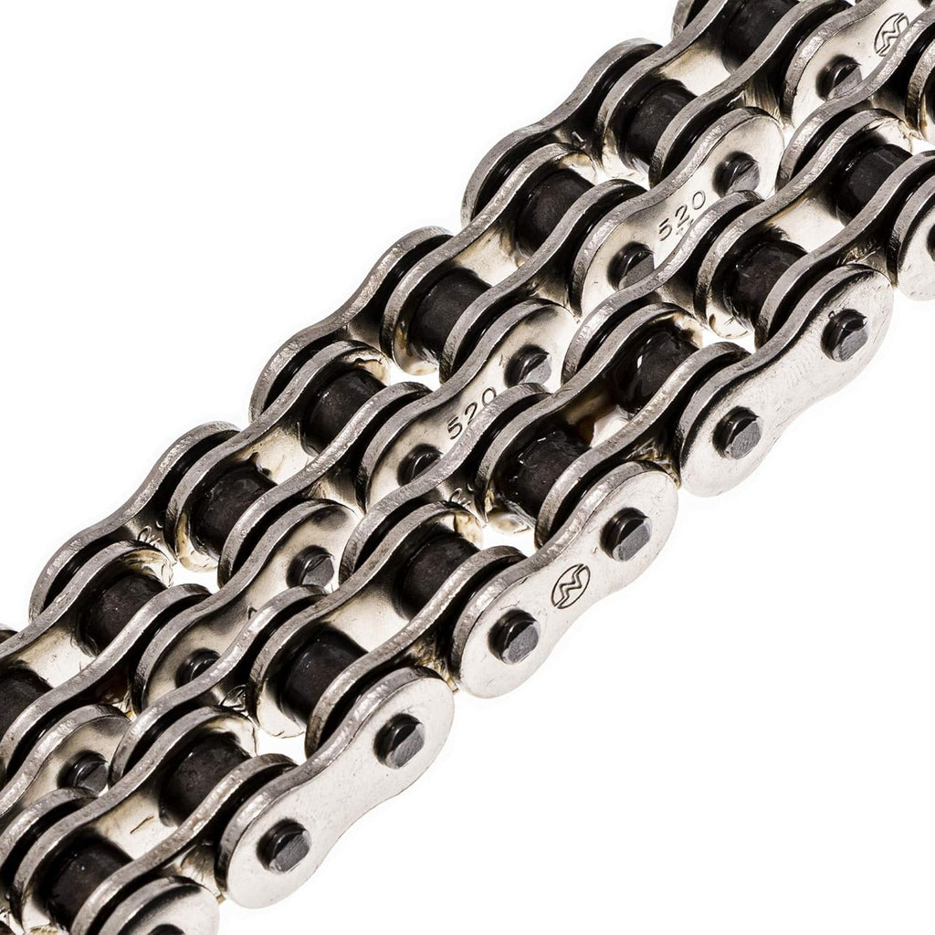 Drive Sprocket Chain Combo 13 Tooth 42 Tooth 520NZ Standard 104 Links Pack of 2 J962409