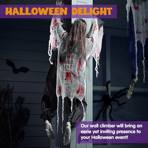47" Halloween Climbing Zombies Wall Decoration 2 Pcs P522209