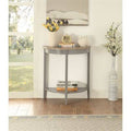Gray Oak Console Table U69465