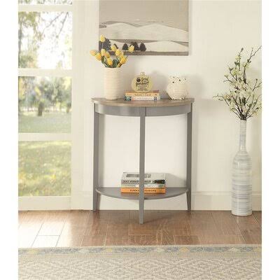 Gray Oak Console Table U69465