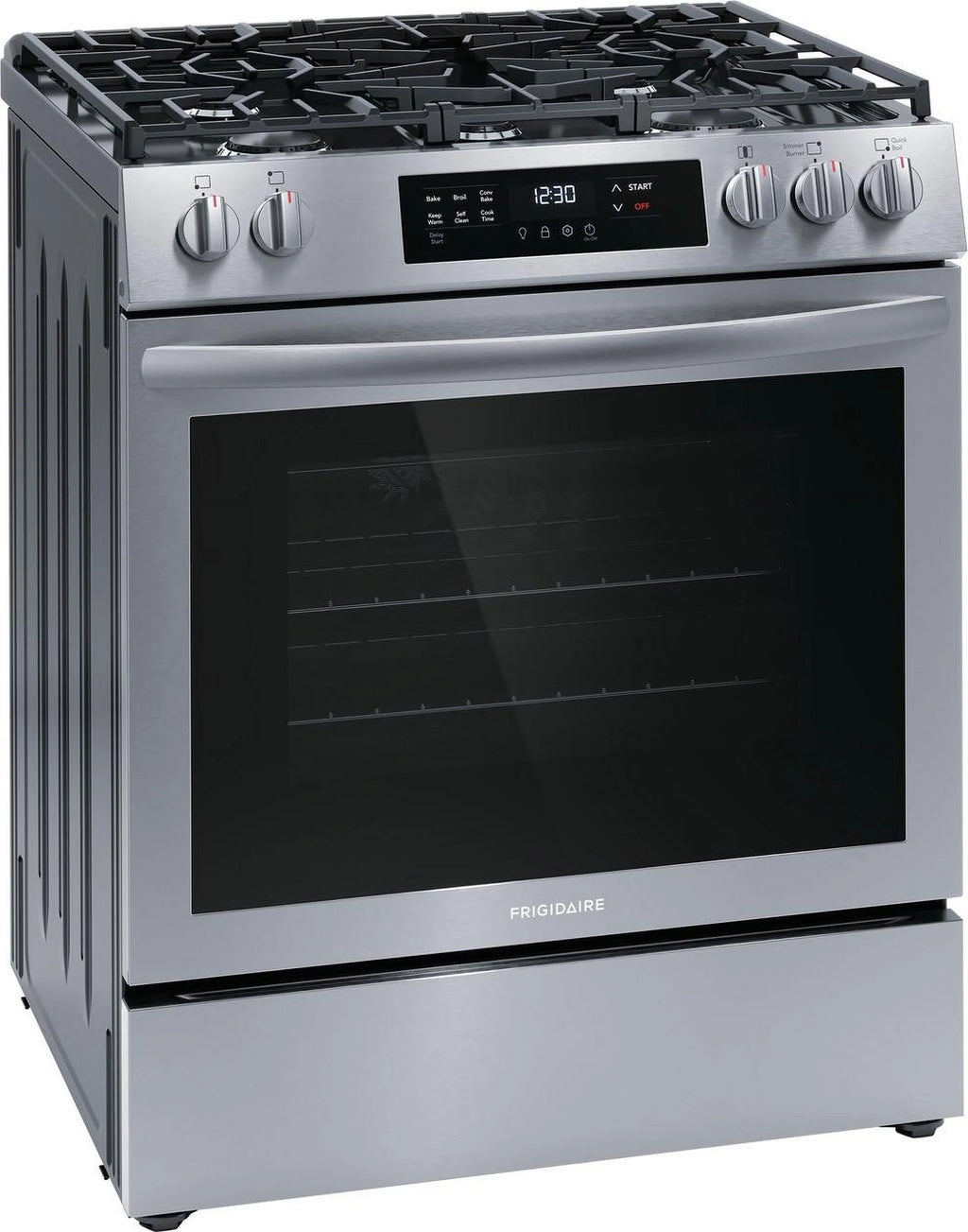 30" Front Control Gas Range with Convection Bake V292569